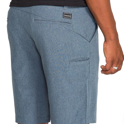 Volcom Men's Kerosene 21" Hybrid Chino Shorts, Dark Slate, 32