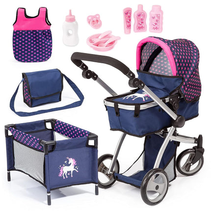 Bayer Design 18354AC Huge pram Jogger Sport, Dolls