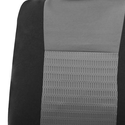 FH GROUP Car Seat Covers Front Set 3D Air Mesh - Universal Fit, Polyester, Airbag Compatible, Gray, Sedan, SUV, Van