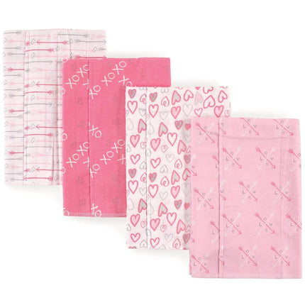 Luvable Friends Unisex Baby Flannel Burp Cloths - 