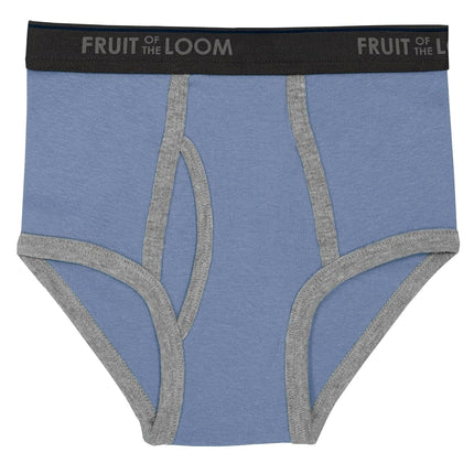 Fruit of the Loom Boys' Tag Free Cotton Briefs - multi - L