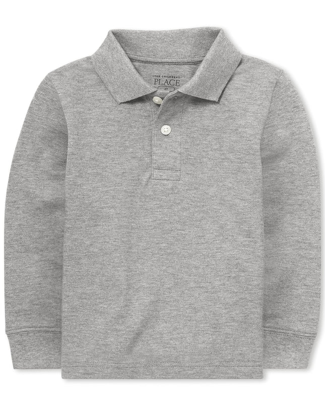 The Children's Place Baby Boys Long Sleeve Pique P