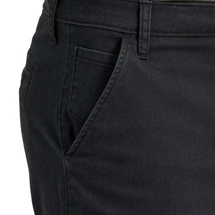 Wrangler Authentics Men's Authentics Flat Front Short Casual, George Black, 34W x 7L