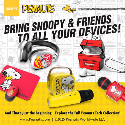 SOAR Peanuts Wireless Charging Station Red Dog House