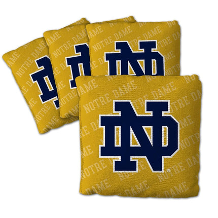YouTheFan NCAA Notre Dame Fighting Irish Cornhole Bags - 4PK - Gold