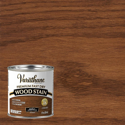Varathane Premium Fast Dry Wood Stain, Half Pint, Early American