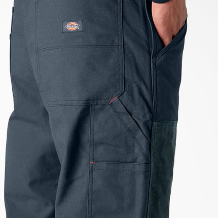 Dickies Womens Women’s Relaxed Fit Waxed Canvas Bib OverallsBIBS, Airforce Blue, Small