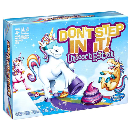Hasbro Gaming Don�t Step in It Game, Unicorn Edition (Amazon Exclusive), 4 Years & up