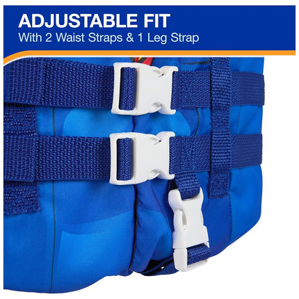 SwimWays DC Swim Training Life Jacket, US Coast Guard Approved Life Jacket, Kids Life Jacket, Pool Floats and Vests
