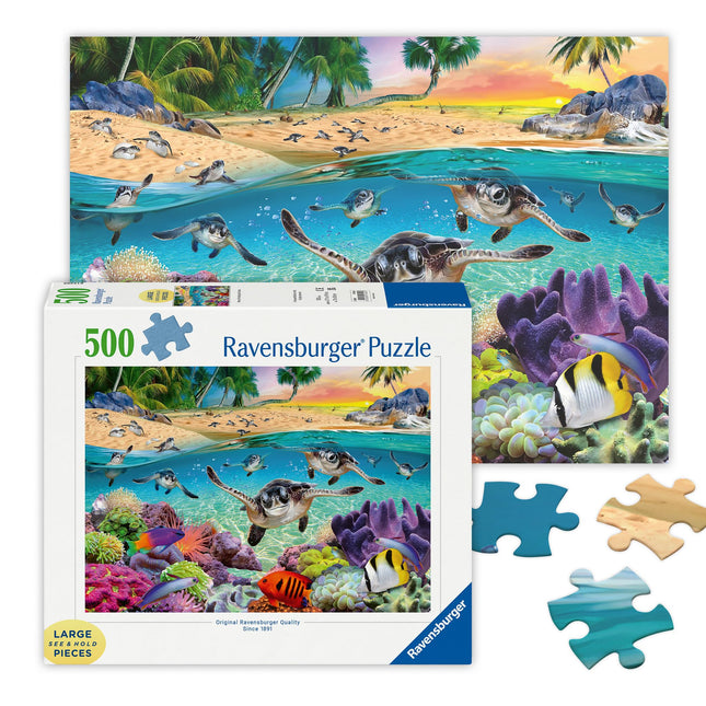 Ravensburger Race of The Baby Sea Turtles 500 Piec