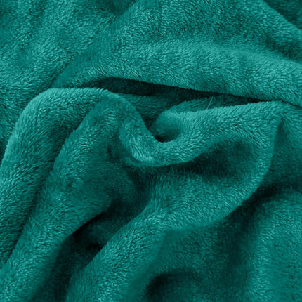 Elegant Comfort Luxuriously Soft 4-Piece Velvet Plush Flannel Sheet Set - Premium Quality - Cozy Warm, Anti-Static, Non Pilling Fuzzy Velvet Flannel Fleece Deep Pocket Sheet Set - Twin XL, Turquoise