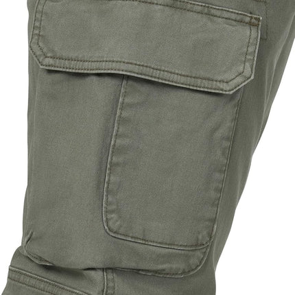 Wrangler Authentics Men's Regular Tapered Cargo Pant, Dusty Olive, 29W x 30L