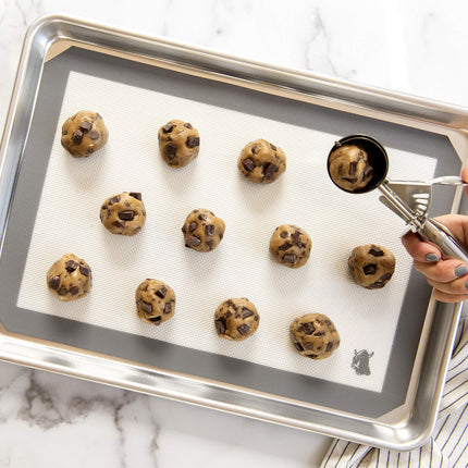 Nordic Ware 3 Piece Natural Aluminum Commercial Cookie Baking Set, Silver