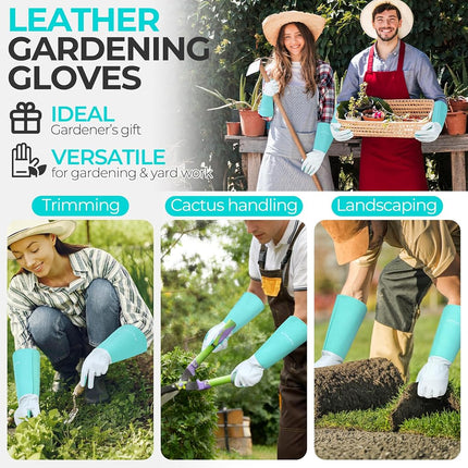 HANDLANDY Rose Pruning Gloves for Men Women, Thorn Proof Gardening Gloves