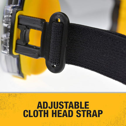 DEWALT DPG82-11 Concealer Clear Anti-Fog Dual Mold Safety Goggle