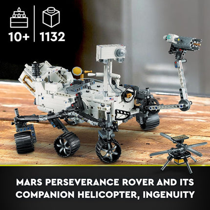 LEGO Technic NASA Mars Rover Perseverance 42158 Building Toy Set with AR App Experience, Science Discovery Set, Learn About Vehicle Engineering,Construction Toy