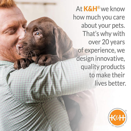 K&H Manufacturing Self-Warming Pet Crate Pad, 14-Inch by 22-Inch, Gray