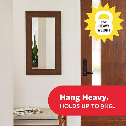 Command XL Picture Hanging Strips, 10 Pairs of X-Large Adhesive Strips - For Heavyweight Items - Holds up to 9 kg - Damage Free Hanging