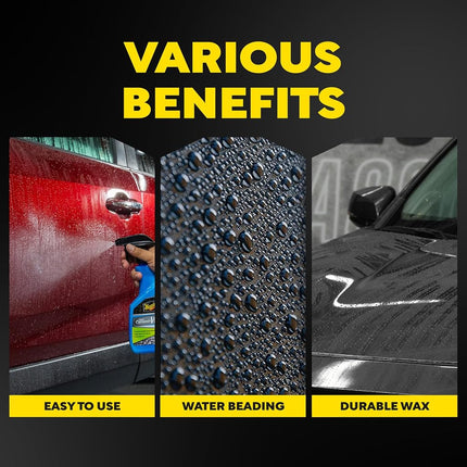 Meguiar's Hybrid Ceramic Wax, 769 ml | Simple Spray On and Rinse Off Application for Fast Protection | Delivers Long Lasting Ceramic Coating Benefits | Creates Extreme Water Beading