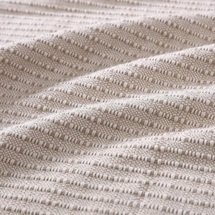 Tommy Bahama |Viscose Woven Cotton Blanket (Twin, Natural), 224155