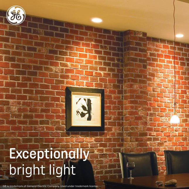 GE Ultra Bright LED Light Bulbs, 100 Watt Equivalent, Soft White, Frosted B12 Bulbs (12 Pack)