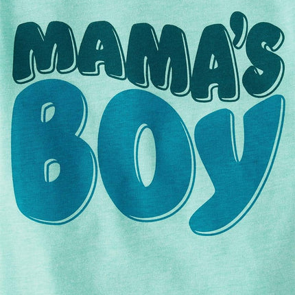 The Children's Place Paquete de 3 camisetas gráficas de manga corta para bebé niña/niño pequeño, Handsome/Mess Maker/Mamas Boy, 5T