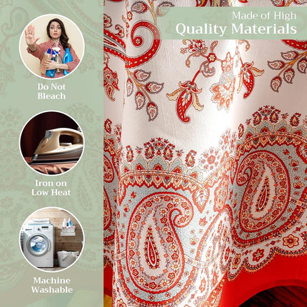 Maison d' Hermine Table Cloth Round Table Reusable 100% Cotton 69" Diameter
