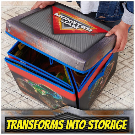 Monster Jam 1:64 Garage Vehicle Playmat