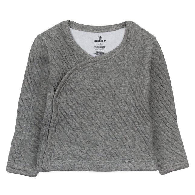 HonestBaby Baby Organic Cotton Matelasse Side-Snap
