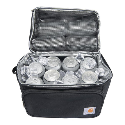Carhartt Men's Insulated 12 Can Two Compartment Lunch Cooler, Black, OS