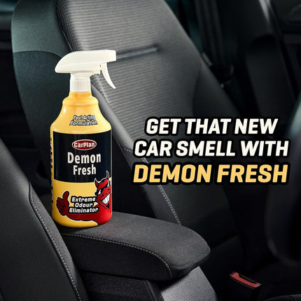 CarPlan Demon Fresh Odour Eliminator, 1 Litre, (Pack of 1)