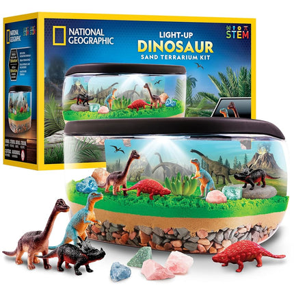 NATIONAL GEOGRAPHIC Light-Up Dinosaur Terrarium Ki
