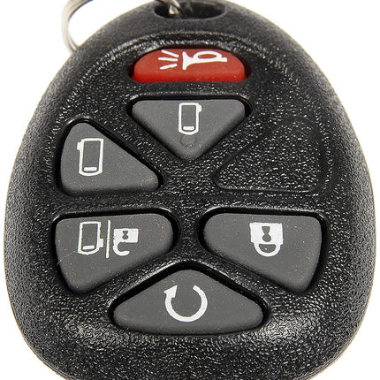Dorman 13727 Keyless Entry Remote 6 Button Compatible with Select Chevrolet/GMC Models, Black