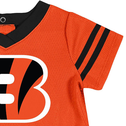 Gerber Girls' NFL Team Jersey Dress and Diaper Cover, Team Color, 18 Months