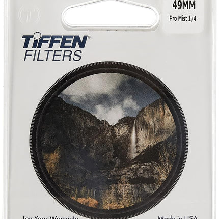 Filtre Tiffen 49PM14 Pro Mist 1/4 49 mm, Noir