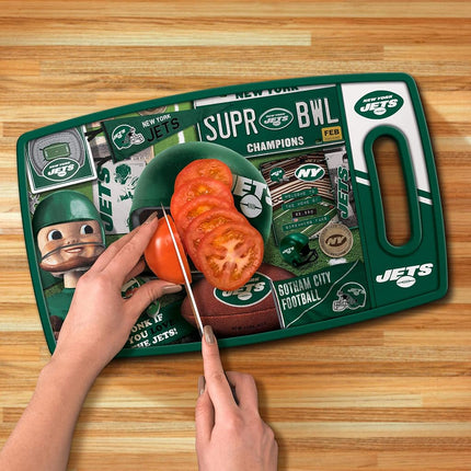YouTheFan NFL New York Jets Retro Series Cutting Board