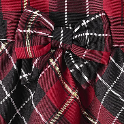 The Children's Place Baby-Girls and Newborn Holiday Dress, Red Plaid, 3-6 Months