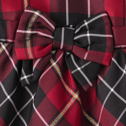 The Children's Place Baby-Girls and Newborn Holiday Dress, Red Plaid, 3-6 Months