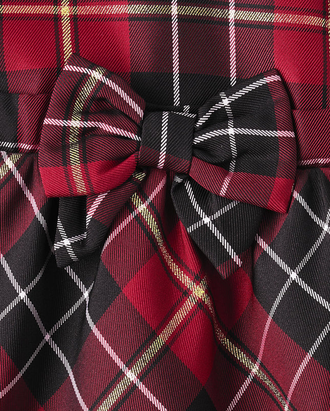 The Children's Place Baby-Girls and Newborn Holiday Dress, Red Plaid, 3-6 Months