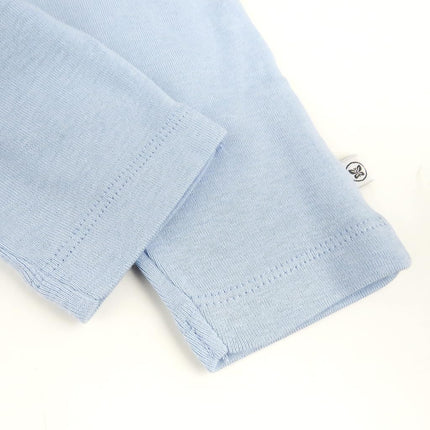 HonestBaby Multipack Harem Pants Corte Holgado Pantalones sin Cierre 100% Algodón Orgánico para Bebés, Niños y Niñas, Unisex, Paquete de 3 Ombre Azul, Recién Nacido