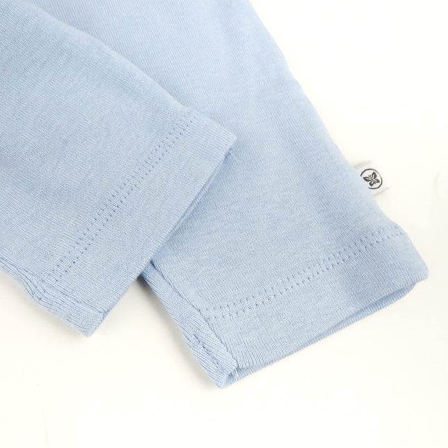 HonestBaby Multipack Harem Pants Corte Holgado Pantalones sin Cierre 100% Algodón Orgánico para Bebés, Niños y Niñas, Unisex, Paquete de 3 Ombre Azul, Recién Nacido