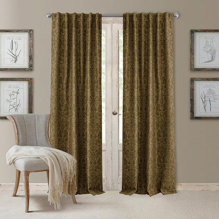 Elrene Blackout Rod Pocket/Back Tab Window Curtain