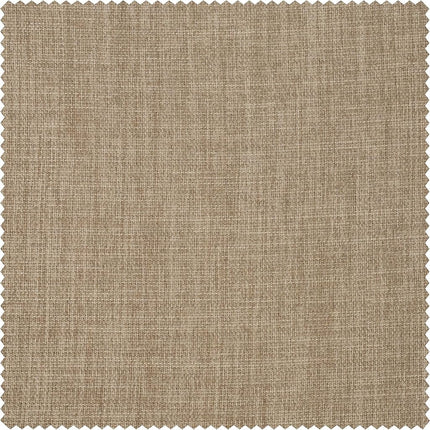 HPD Half Price Drapes Cortinas opacas de lino sintético texturizado para dormitorio de 120 pulgadas de largo (1 panel), cortinas extra anchas de 100 pulgadas de ancho x 120 pulgadas de largo para sala de estar, decoración del hogar, color Nomad Tan