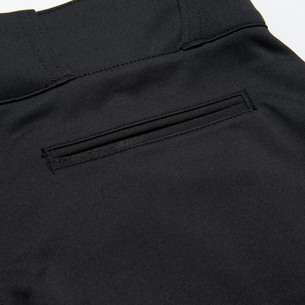 Pantalon de baseball CHAMPRO ample pour garçon à bas ouvert avec entrejambe ajustable et zone de glisse renforcée Noir