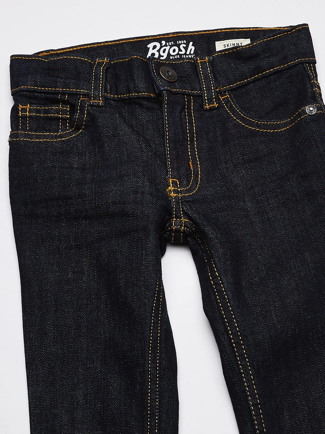 OSHKOSH B'GOSH Boys' Skinny Jeans, True Rinse Wash, 7 UK