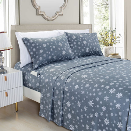 Elegant Comfort Luxury Soft Bed Sheets Holiday Pat