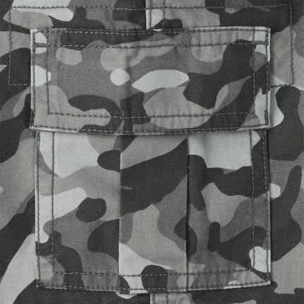 The Children's Place Short Cargo Garçon à Enfiler, Camouflage Vert/Camouflage Gris Lot de 2, 8 ans