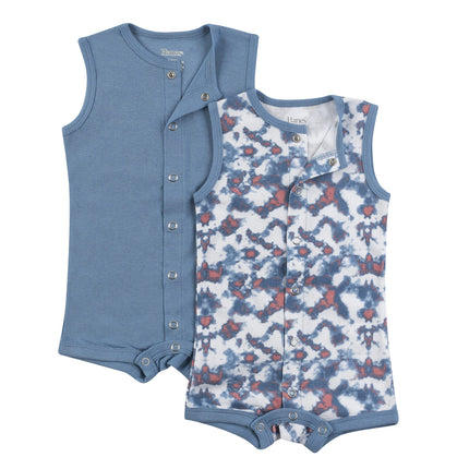 Hanes unisex-baby Ultimate Sleeveless Rompers for 