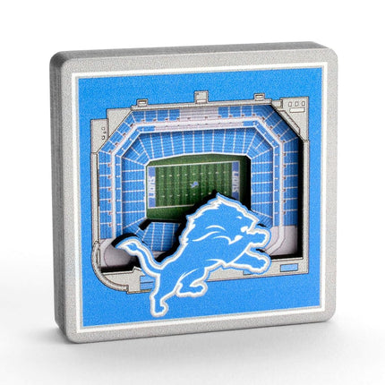 YouTheFan NFL Detroit Lions 3D StadiumView Magnets - Ford Field