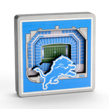 YouTheFan NFL Detroit Lions 3D StadiumView Magnets
